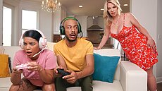 Fortunately for Dwayne, Maya’s new stepmom Rachael is home and wants to play with his joystick