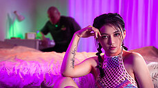 The kiss passionately between some gorgeous pussy pounding moments where Song Nan Yi only gets louder and louder