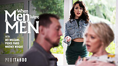 Pierce Paris Whitney Wright & Dee Williams in When Men Were Men - Pure Taboo scene