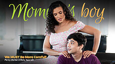 Mommy's Boy scene Ricky Spanish & Penny Barber in We MUST Be More Careful!