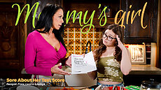 Reagan Foxx & Leana Lovings in Sore About Her Test Score Mommy's Girl