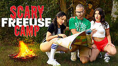 Selena Ivy & Gal Ritchie in Freeuse Fantasy 'Scary Freeuse Camp'