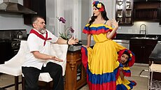 Jessy Dubai &Zariah Aura fucking in the new Trans Angels porn 'Raunchy Cumbia'