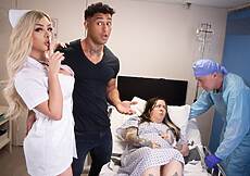 Kenzo Alvarez &Angellica Good fucking in the new Trans Angels porn 'Horny Nurse Wants Some DILF'