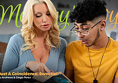 Mommy's Boy scene Brittany Andrews & Diego Perez in It's Just A Coincidence