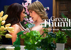 New Transfixed scene Izzy Wilde & Hime Marie in Green Thumbs