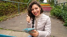 Public Agent Helina Dream in Big dick public blowjob and POV sex FakeHub