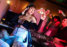fucking in the new Trans Angels porn 'Hooking Up With The Hot DJ'