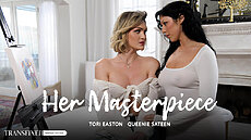 Transfixed Queenie Sateen & Tori Easton in Her Masterpiece Upcoming Trans Porn