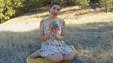 Solo Female Masturbation Porn Video Calliope's Interview! YANKS Calliope,