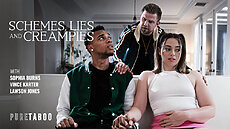 Sophia Burns, Vince Karter in PureTaboo 'Schemes, Lies, and Creampies' video