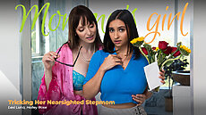 ADULT TIME - Tricking Her Nearsighted Stepmom XXX Mommy's Girl Lexi Luna, Hailey Rose video
