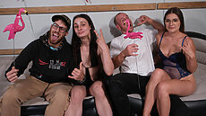 ALICE WONDER, COCO IVY in AD4x 'Casting Party at the Flamingo vol2' video