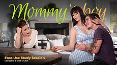 Mommy's Boy scene Lexi Luna & Tyler Cruise in Free-Use Study Session video