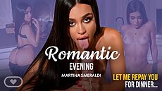 New VR Porn Video Martina Smeraldi Romantic Evening Virtual Real Porn