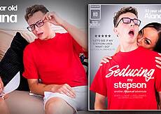 Alana B. Is A Curvy Stepmom Who Seduces Her Stepson Into Some Hardcore Sex, Dad Doesn’t Need To Know Synopsis: When curvy 53 year old stepmom Alana B. asked if her stepson would be interested in doing male striptease, he gave away a show for her and turned her on so badly that she dove right on his cock and started to suck that bad boy. Stepson Benjamin never could have dreamed he would have hardcore sex with his horny curvy stepmom!
