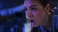 Professor Sam’s invention works, but it requires more testing. Now having a sexy test subject at his disposal, Sam pushes his invention to its limits, using Marty’s body for his experiments.