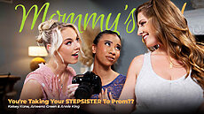 ADULT TIME - You're Taking Your STEPSISTER To Prom?? XXX Mommy's Girl Ameena Green, Annie King, Kelsey Kane video