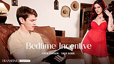 New Transfixed Scene - Bedtime Incentive Upcoming Trans Porn Sage Roux, Sofia Ferrari Adult Time TS PORNO