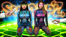 Upcoming SWAPPZ Porn Della Cate and Beca Barbie Robo-Stepsis || Sis Swap New XXX Scene