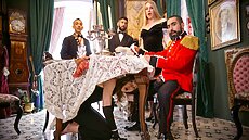 FULL PORN -  fucking in the new Trans Angels porn video 'Royal Sucksession' UPCOMING SCENE