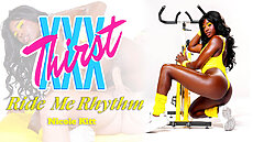 Nicole Kitt, Seth Gamble  in Lucid Flix 'Ride Me Rhythm' video