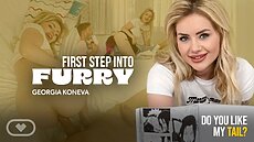 New VR Porn Video Georgia Koneva First Step Into Furry Virtual Real Porn