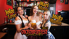 NEW SCENE Czech VR 820 - Oktoberfest Dream Come True: Part 1 - Jolee Love, Mari Moon, Micky Muffin VR PORN