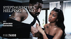 Isiah Maxwell, Ameena Green in PureTaboo 'Stepdaughter's Helping Hand' video