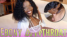 Babrah in Ebony Deepthroat White Cock Love - AsianSexDiary