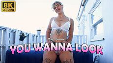 New Porn -  YOU WANNA LOOK ELLA JASMINE - Upskirt Jerk video