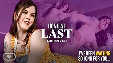 New Trans VR Porn Video Autumn Rain Home at Last VirtualRealTrans Autumn Rain VR Scene