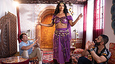 New Trans Angels porn video starring Victoria Grant, Daniel Gainsbrook in a TS sex scene named Seduced By The Belly Dancer