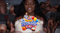 Me and Majesty found a way to celebrate her birthday. LOL