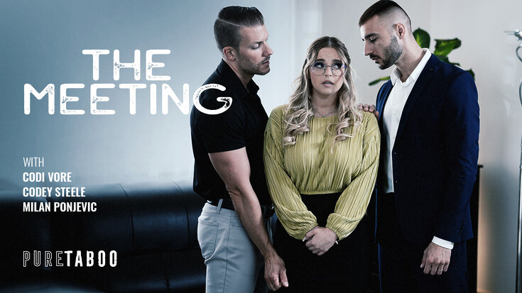 Codey Steele, Codi Vore, Milan Ponjevic in PureTaboo 'The Meeting' video