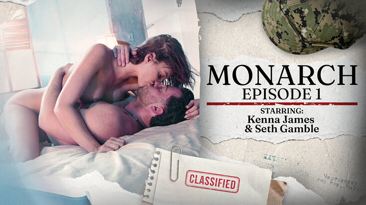 Monarch is a new Wicked porn scene starring Seth Gamble, Kenna James