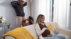 New Brazzers XXX Preggers Party Fuckfest starring porn stars Armani Black, Sarah Arabic free to watch online